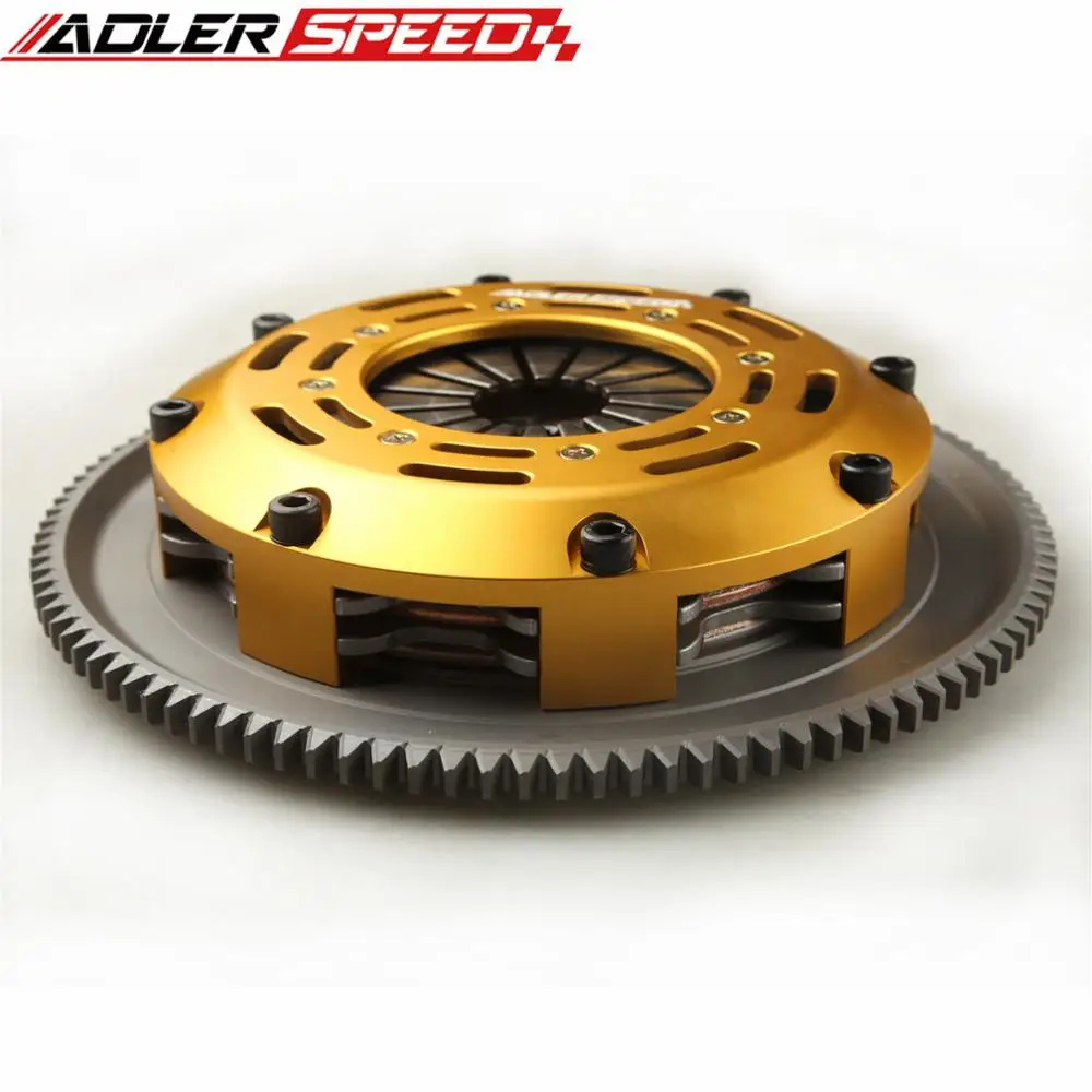 

ADLERSPEED Twin Disc Clutch For 89-91 Honda Civic CRX 1.5L 1.6L D15 D16 Standard