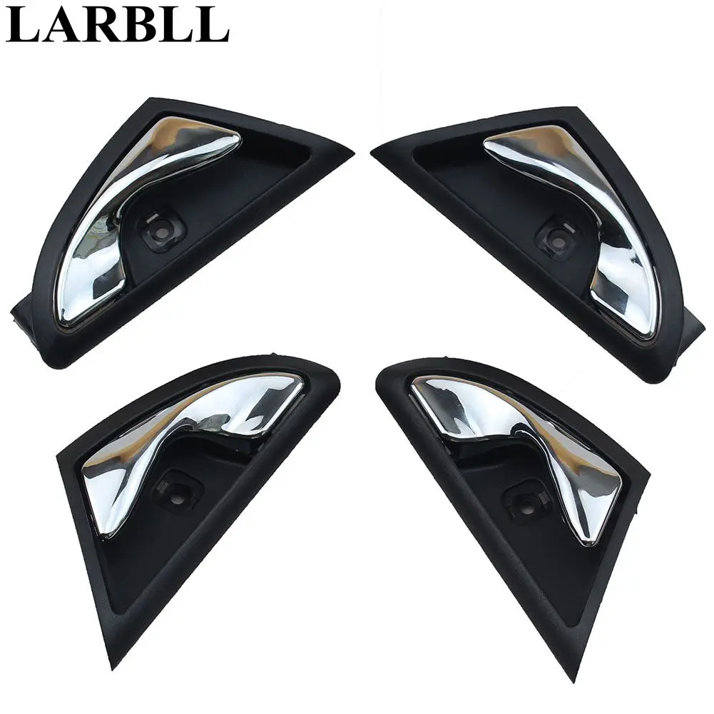 

LARBLL Chrome Front Rear Left Right Inner inside Interior Door Handle Plaiting Fit for JAC J3 J3S Turin 2009~2015 6105230U8010