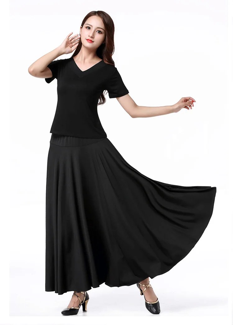 Dance Skirt Women Flamenco Festival Dance Costumes Female Belly Stage Performance Skirt Flamengo Ballet Ballroom Costumes