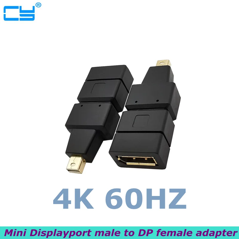 

Gilded HD 4K 60HZ Mini DP Male to Displayport Female 21-pin Adapter Supports 3D For Computer TV Monitor Camera Video Adapter