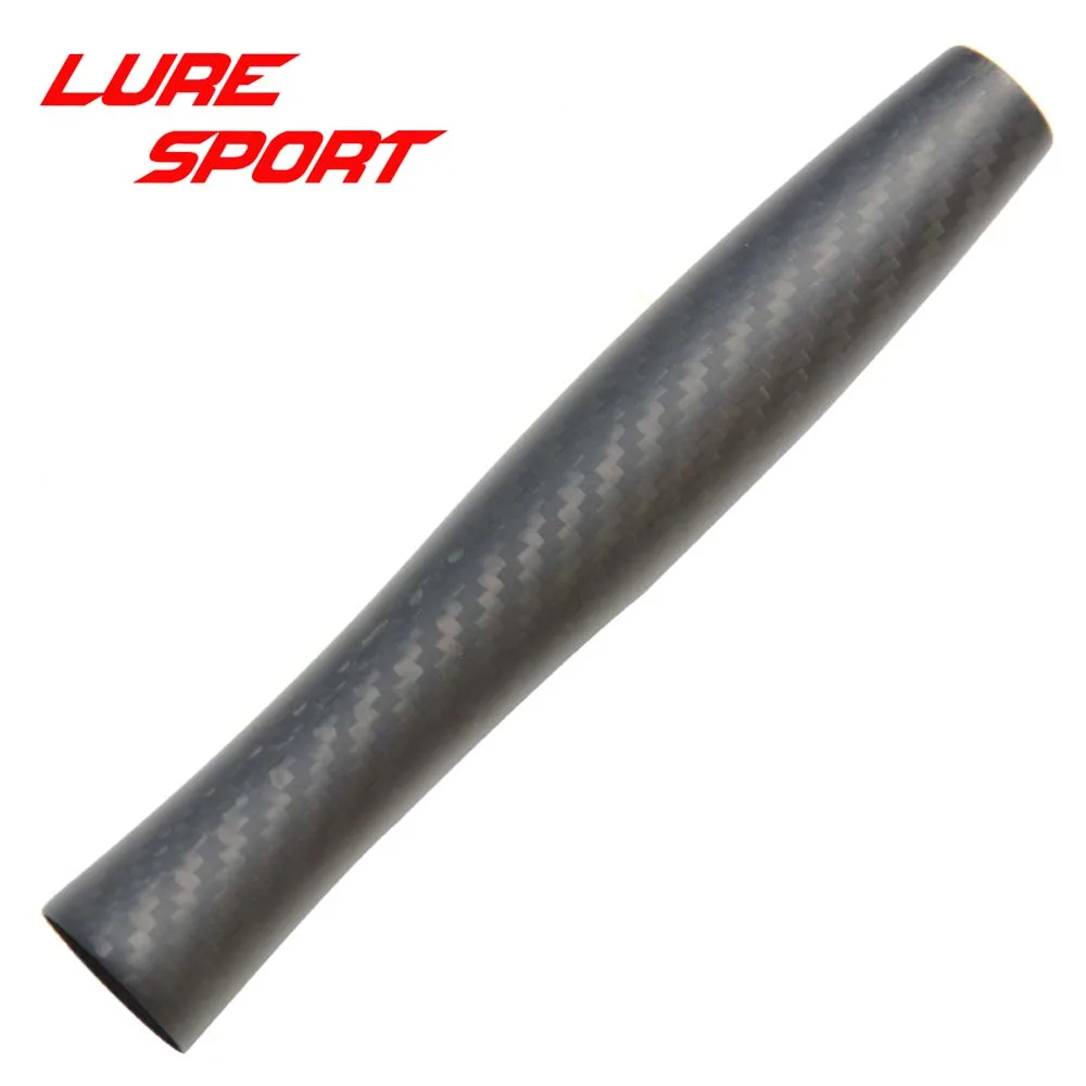 LureSport 2pcs woven carbon 17cm fly rod Grip 3K carbon handle Rod Building component Rod Repair DIY blank