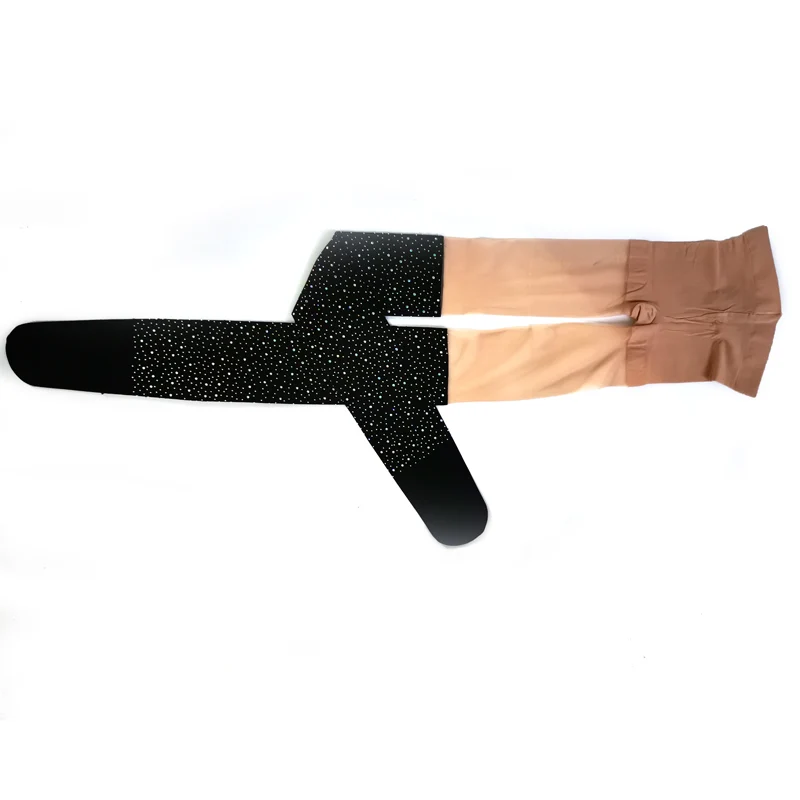 Sexy Womens Tights Brilliant Stockings Sparkle Pantyhose Women Splicing Rhinestone Medias De Mujer Glitter Suspender Tights