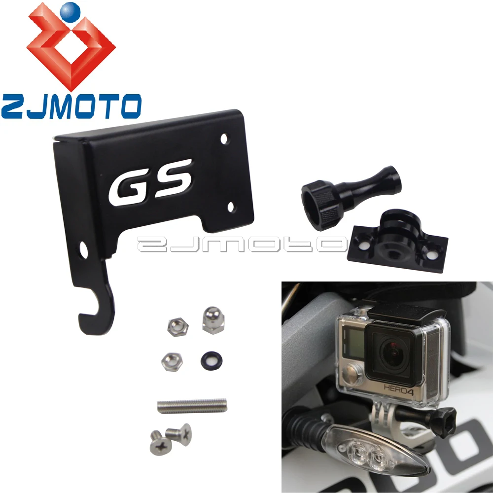 Motorcycle Left Front Stand Bracket Holder For Camera For BMW F650GS F700GS F800GS 2013-2016 R1200GS LC ADV 2014-2016