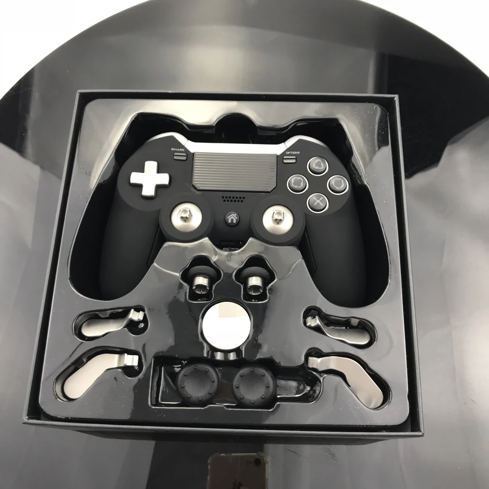وحدة تحكم لاسلكية لألعاب PS4 ، وحدة تحكم ألعاب لاسلكية مع اهتزاز مزدوج Elite لجهاز PS4 ، 2020
