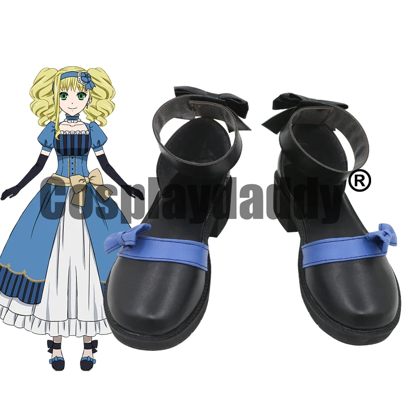 Black Butler: Book of the Atlantic Kuroshitsuji Lady Elizabeth Midford Anime Cosplay Strap bowknot Shoes C006