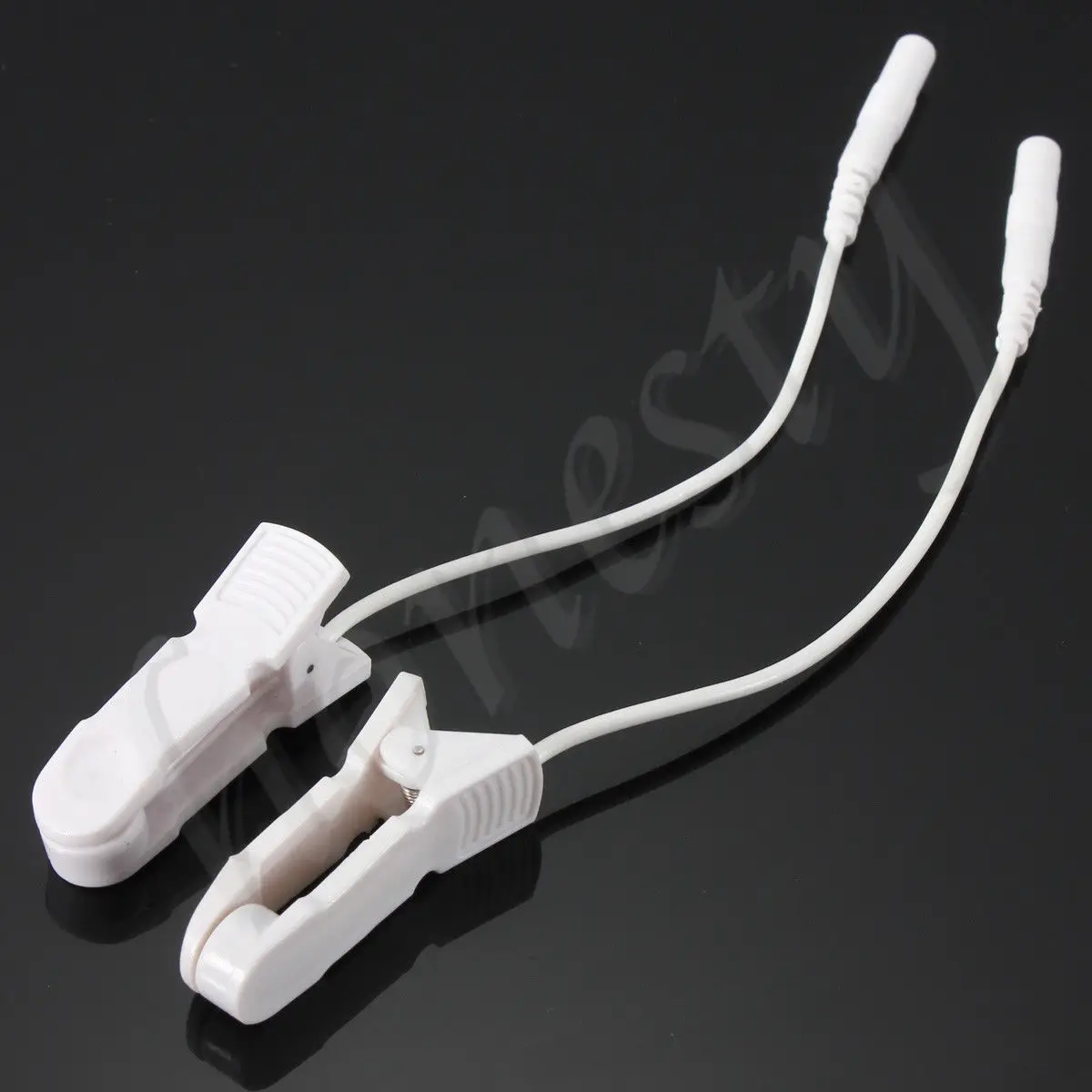 1pcs Electrode Finger Clips Pads for Digital Tens Massager Machine Reusable