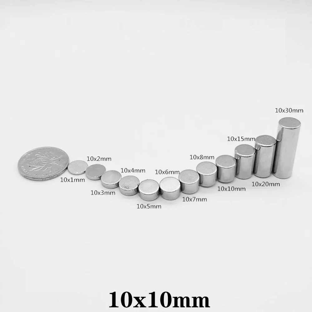 10x10mm rzadkie okrągłe magnesy neodymowe 10x10 okrągły magnes silny 10x1,5 magnes trwałe neodymowe 12*15 12x12 12*20 15x15 15x10 15*20