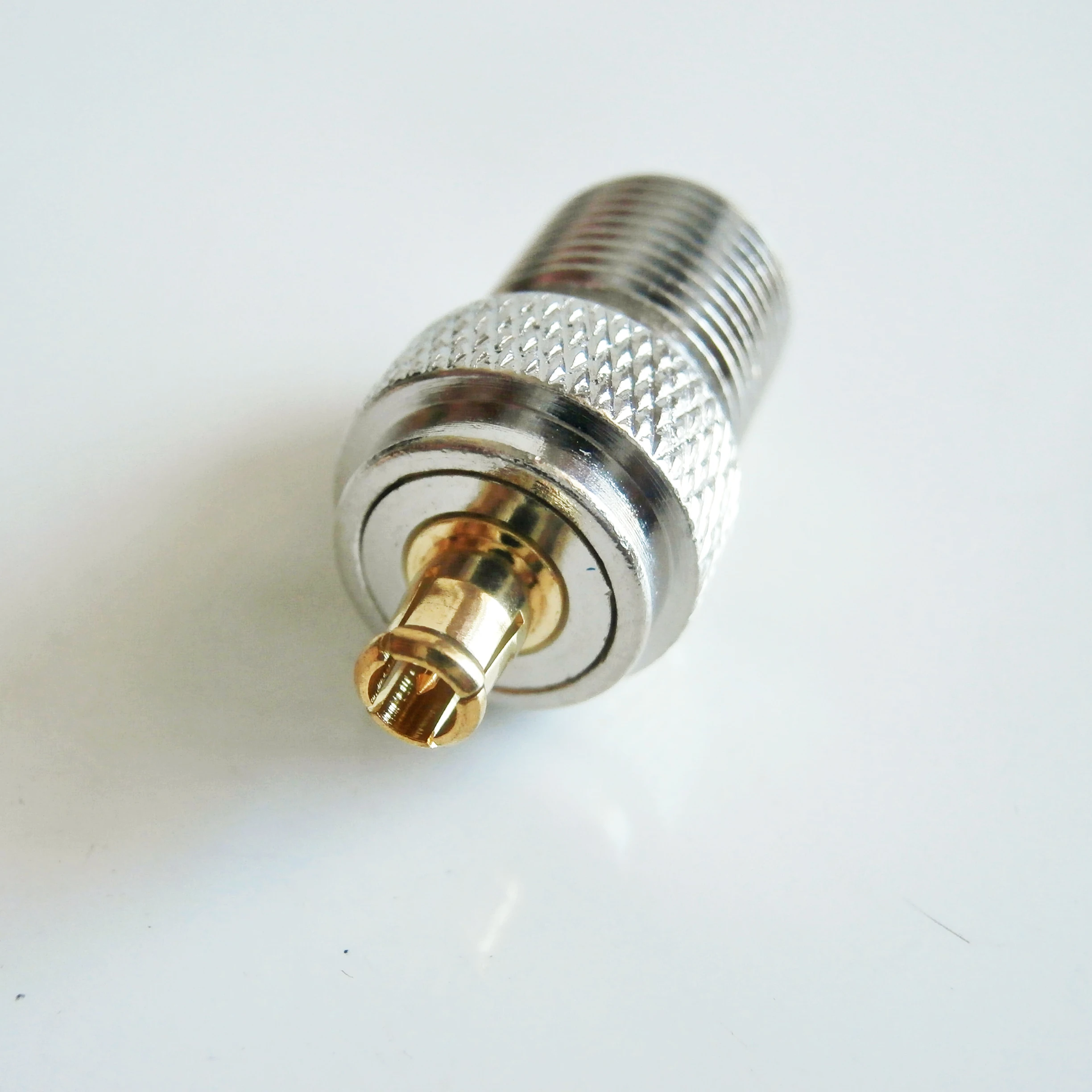 1Pcs F Tv Vrouwelijke Jack Naar Mcx Stekker Rf Coaxiale Rf Adapter Connector