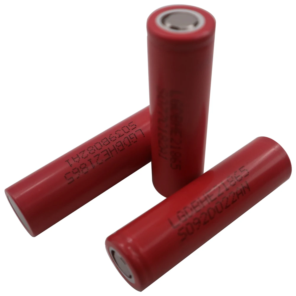 C&P LGDBHE21865 2500mAh INR18650 Li-Ion 3.6V 2.5Ah High Power Tool Drills Battery Cell Discharge Rate 20A Lithium Ion 3.7V