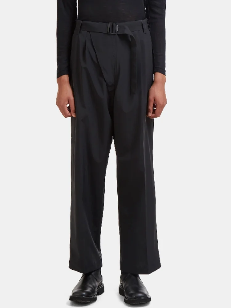 

Men's Casual Pants Straight Pants Wide Leg Pants Spring And Autumn New Black Simple Fashion Loose Trend Versatile Suit Pants
