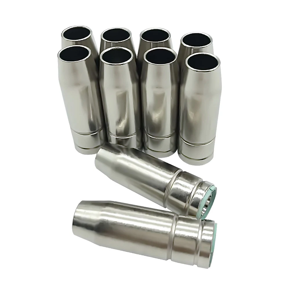 Газовая насадка 15Ak 10 шт./компл., 10 шт., газовая фонарь, контактный наконечник для сварки Mig Mag