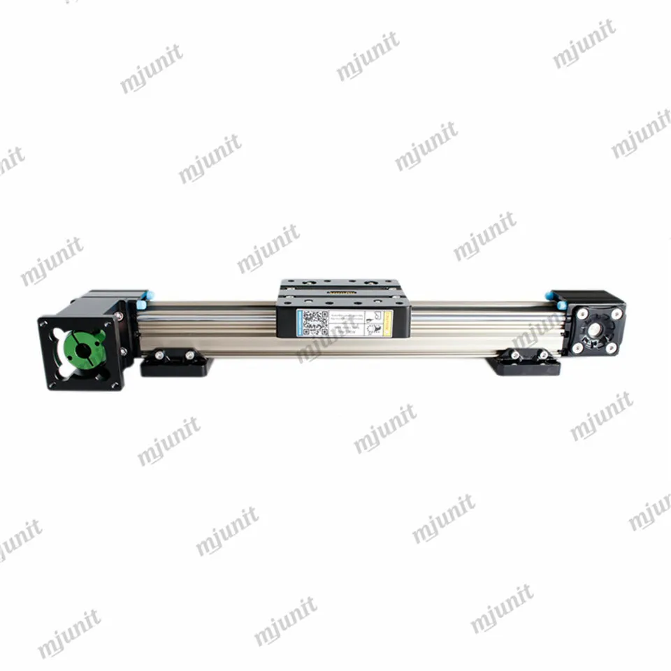 

mjunit production line display test displacement timing belt slide table belt module linear guide high-speed slider long stroke