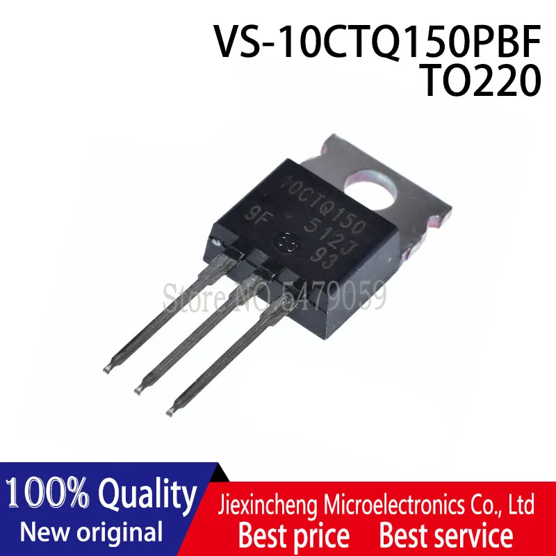 （10pieces) 10CTQ150PBF 10CTQ150 TO-220 VS-10CTQ150PBF TO220 DIODE ARRAY SCHOTTKY 150V 10A 100% new original