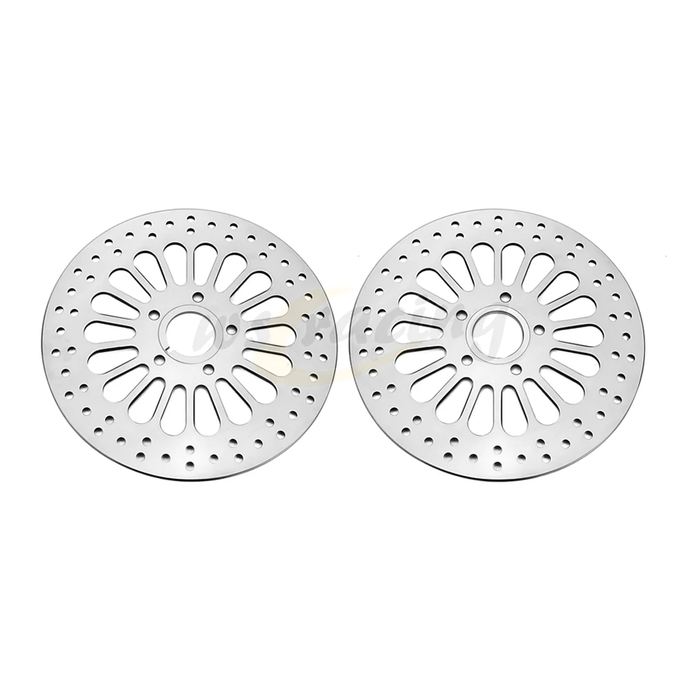 

Stainless Steel Front Rear Brake Disc Rotor Set 11.5 For HARLEY TOURING SOFTAIL SPORTSTER DYNA 1984-2013