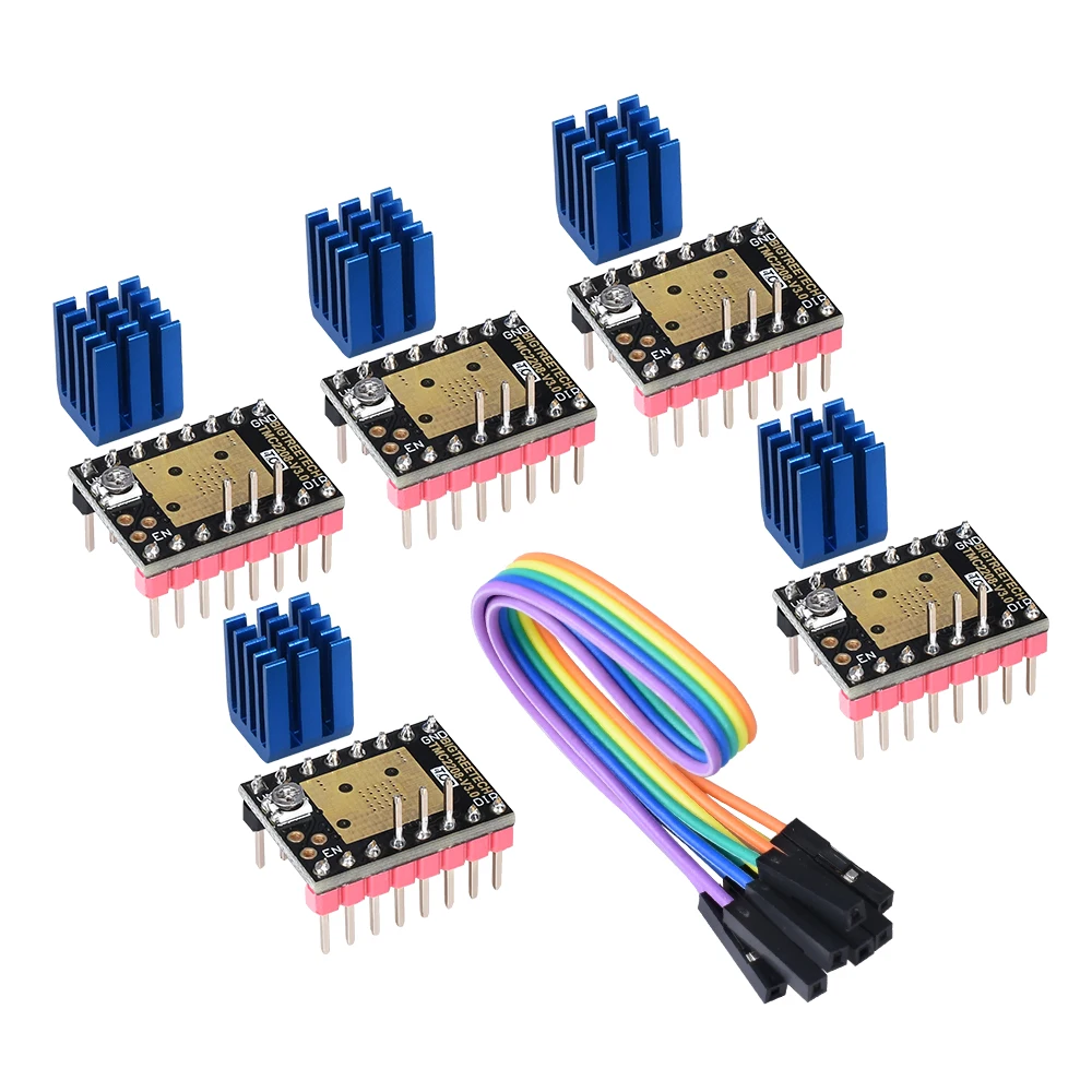 TMC2208 V3.0 UART TMC2130 V3.0 SPI sterownik silnika krokowego dla SKR V1.3 MINI E3 rampy 1.4/1.6 3D drukarki pokładzie części drukarki 3D — zdjęcie 3