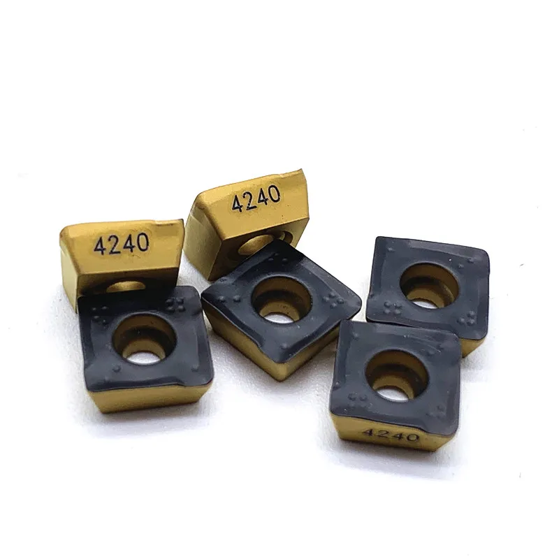 490R-08T308M-PM 4240 Hartmetall Insert CNC Drehen Fräsen Einsätze 490R 08T308 Drehen Werkzeug Fräsen Cutter Schneiden Werkzeug