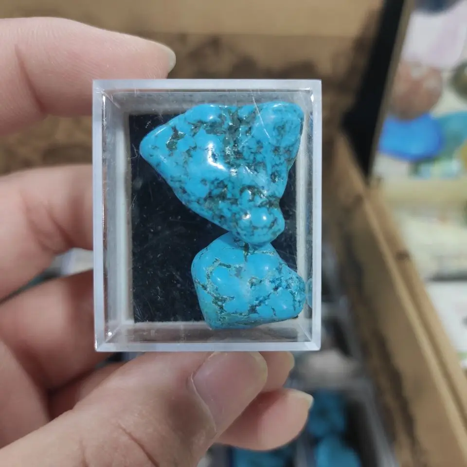 Very rare!  polish Turquoise Mineral specimen stones and crystals healing crystals quartz 1 box