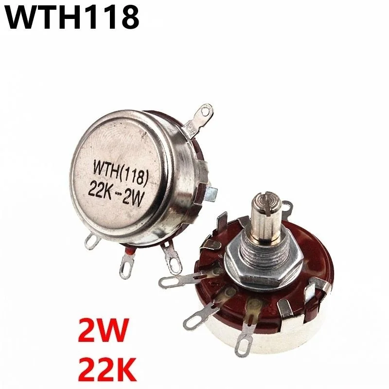 Wth118 2w22kシングルターンカーボンフィルムポテンショメータ
