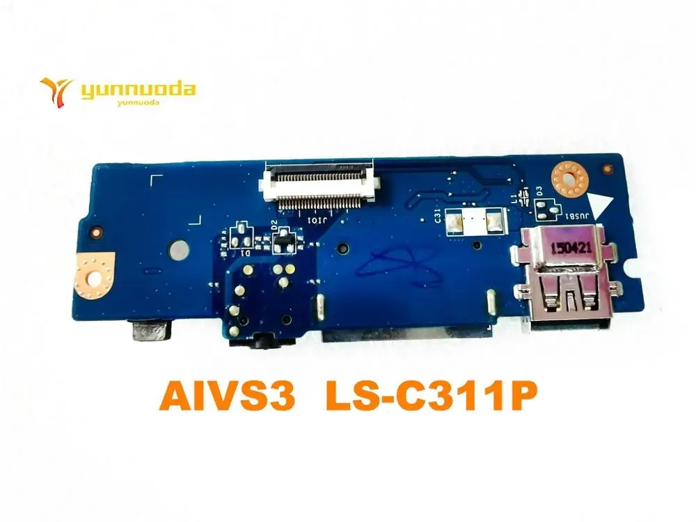 Original Lenovo U31 U31-70 USB board audio board reader board AIVS3 LS-C311P  tested good free shipping