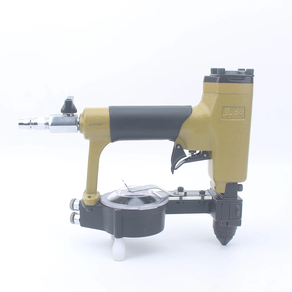 Meite ZN-12S Pneumatic Auto-fed Tack Nailler Sofa Stapler Furniture Decoration Nailler  ForTack Cap Diameter 10.5mm To 11.5mm