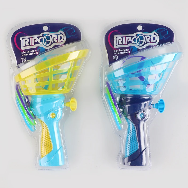 Fliegende Untertasse Disc Launcher Kinder Fliegende Spielzeuge Zugschnur UFO Wurf Fangen Outdoor Sport Propeller Kinder Spielzeug Geschenk Für Junge Mädchen – Detail 3