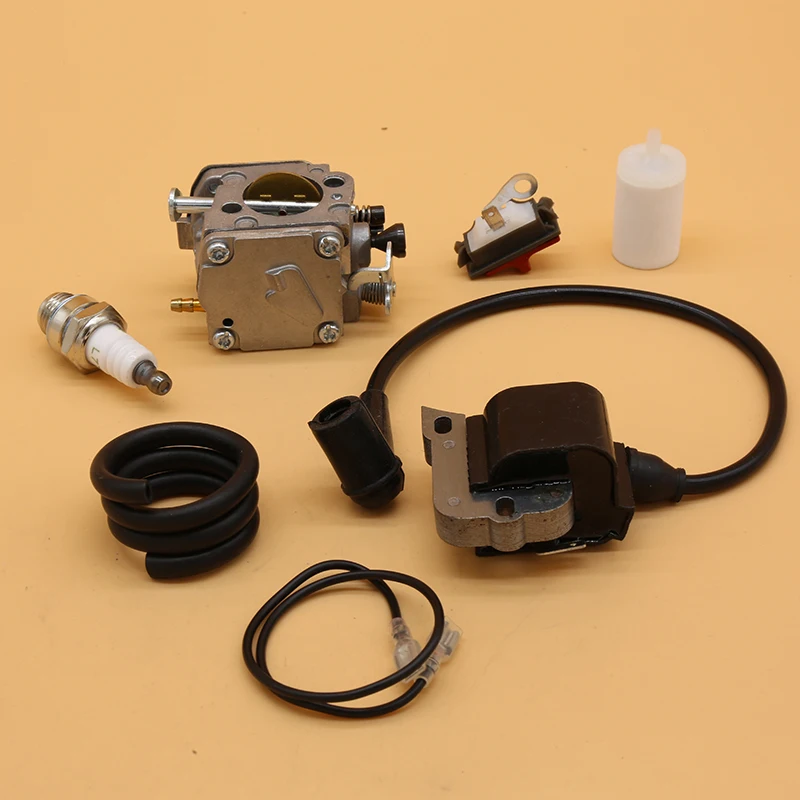 Ignition Coil คาร์บูเรเตอร์สวิทช์ Spark Plug การใช้กรองสำหรับ HUSQVARNA 266 268 272 XP 272XP Garden Chainsaw อะไหล่เครื่องยนต์อะไหล่