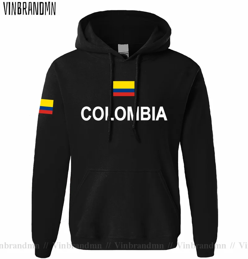 Colombia Colombian COL CO mens hoodie pullovers hoodies men sweatshirt new streetwear clothing Sportswear tracksuit nation flag