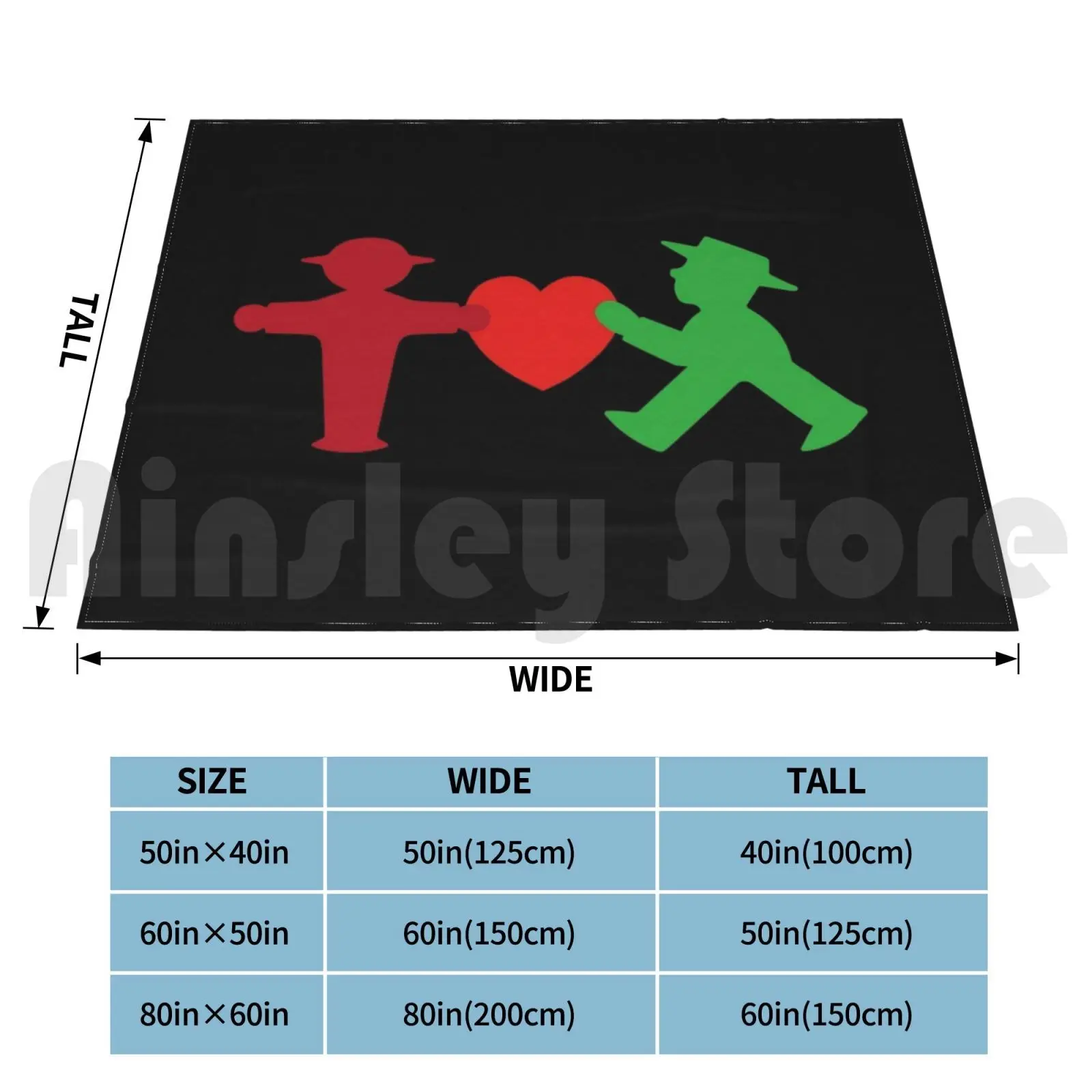 Ampelmanchenn Love Blanket For Sofa Bed Travel Ampelmann Ampelmanchen Crosswalk East Germany Street Traffic