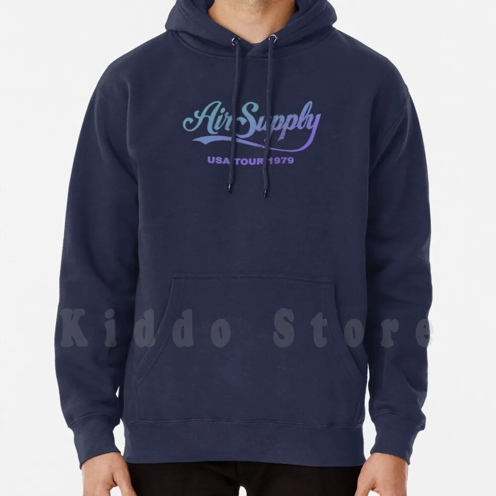 

Air Supply ( Distressed Design ) Hoodie Long Sleeve Music Pop Soft Gees Adult Contemporary Australia Australian