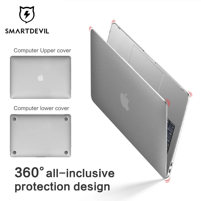 SmartDevil Laptop Case For Macbook Air 13 inch 2020 Case For Laptops For  mac book pro 13 case 2020 Protective Anti-fingerprint