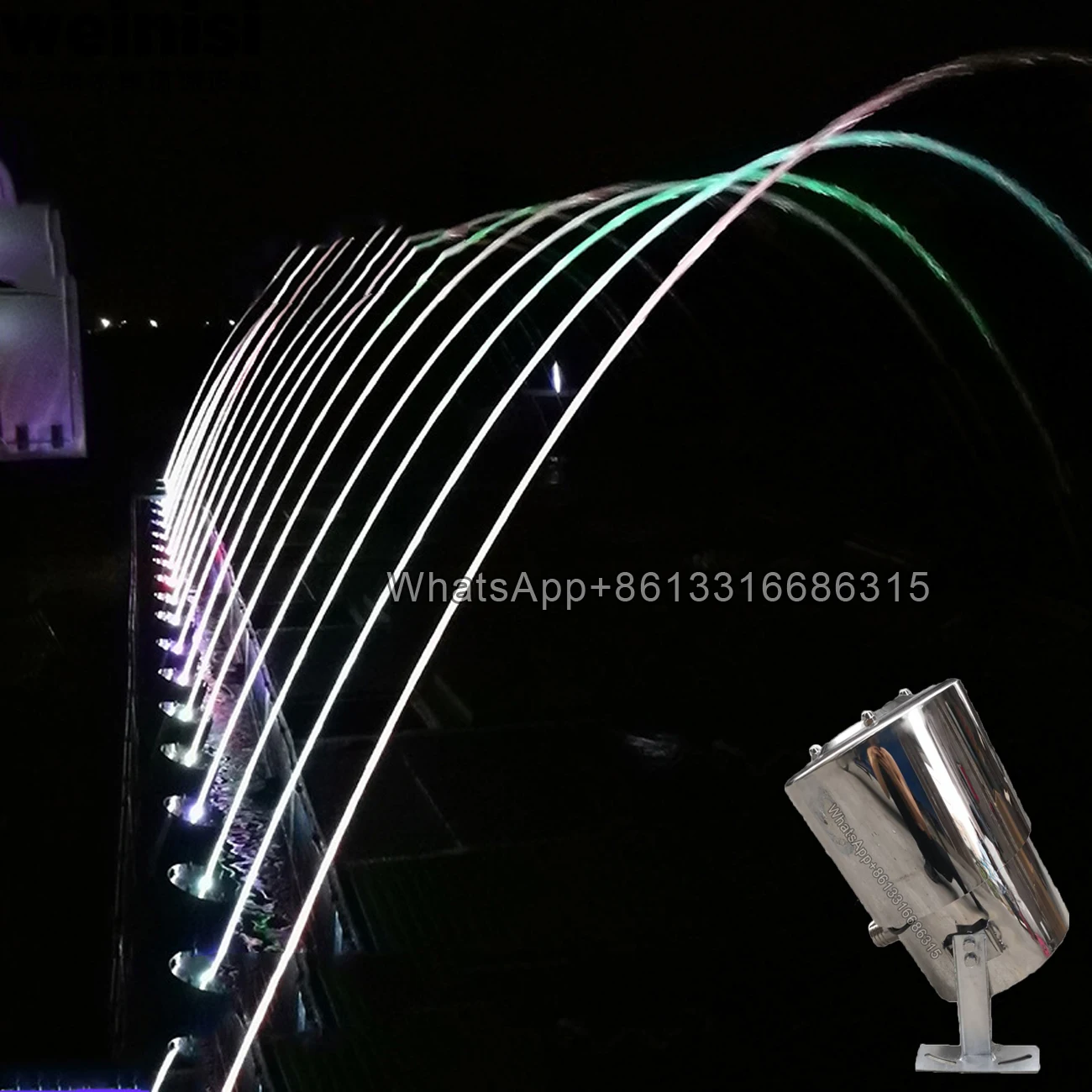 Waves jumping springs fountain nozzle,customized various Dancing   music fountains,running fountains,water curtains fountain