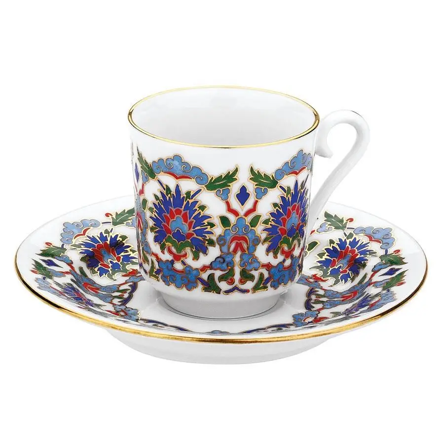 DOLBOVI Kutahya Has Porcelain 2 Personality 3644 Pattern coffee cup Pad mug кружка coffee cup cup