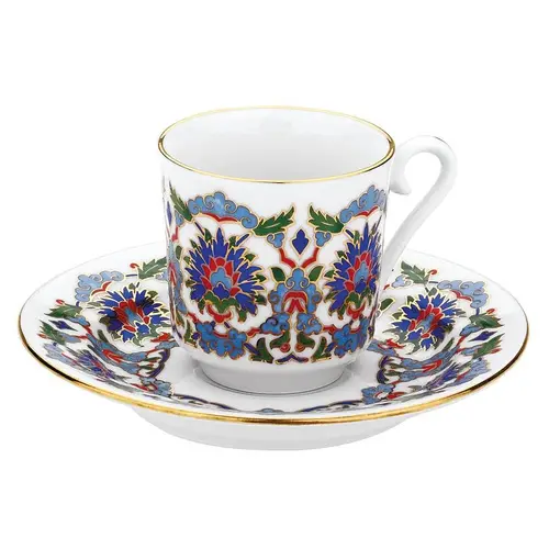 DOLBOVI Kutahya have Porcelain 2 Personality 3644 패턴 커피 컵 패드 머그, 커피 컵 컵