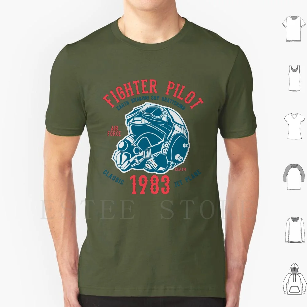 Fighter Pilot 1983 T Shirt Print Cotton Fighter Pilot 1983 Fight From Above Fighter Pilot Pilot Fighter 2017 Air Force Fight