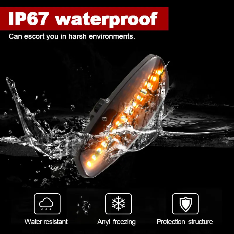 2pcs NO Dynamic For Citroen C3 C4 C5 DS3 DS4 For Peugeot 207 308 3008 5008 RCZ LED Side Marker Lights Turn Signal Light Blinker