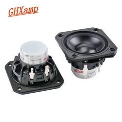 GHXAMP 2.5 inch 69mm Full Range Speaker Unit Aluminum oxide Ceramics Cone Neodymium Tweeter mid Bass Computer Speaker Diy 2pcs