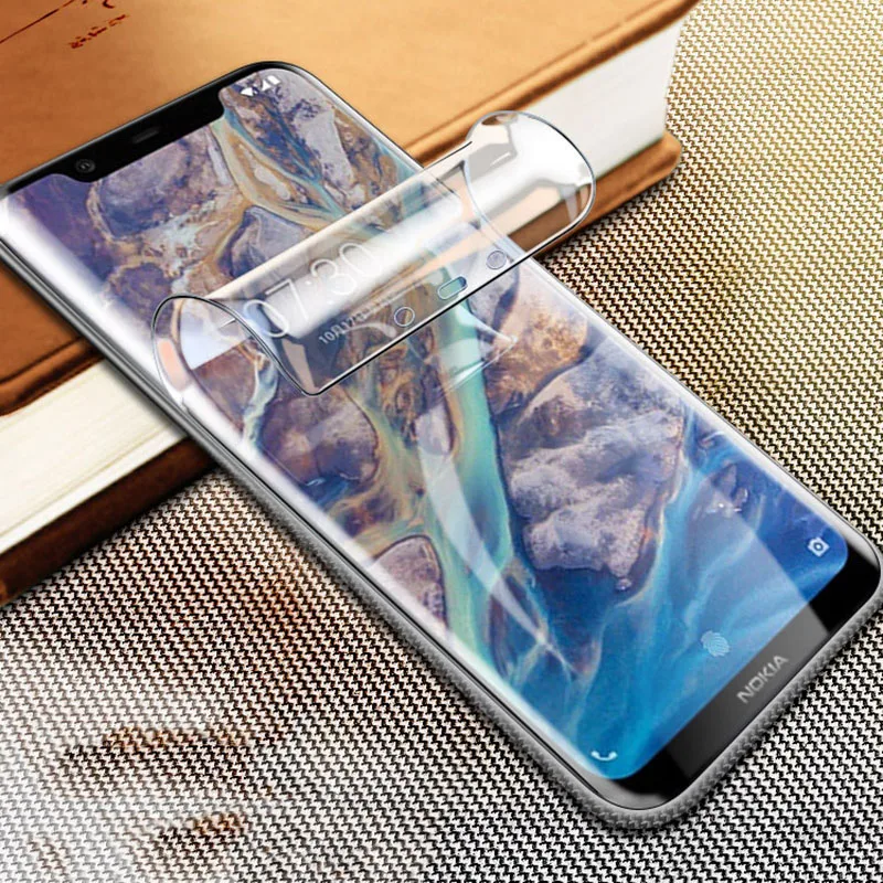 For Hydrogel Film Nokia 5.1 Plus Protective Film Screen Protector for Nokia 5.1 Plus Hydrogel Film for Nokia 5.1 Plus Not Glass