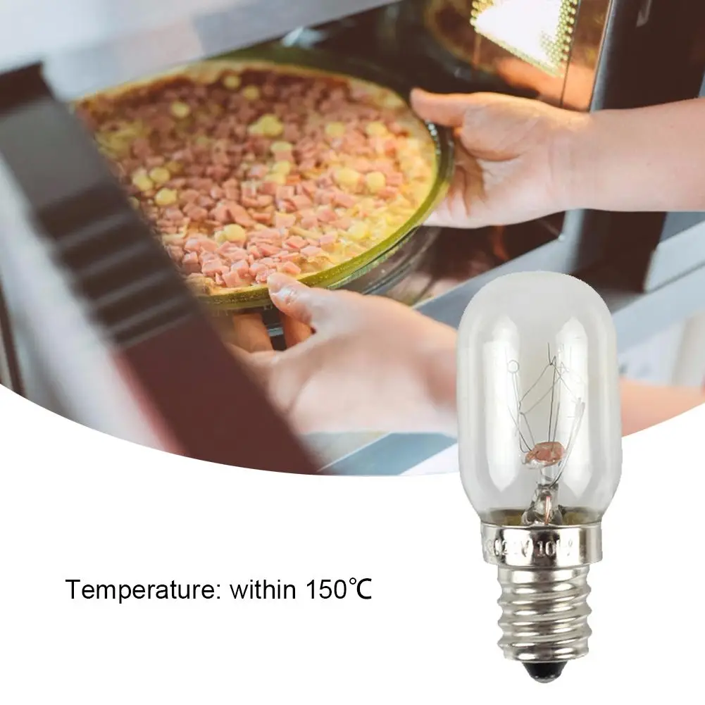 Appliance Light Bulbs High Brightness Bulbs for Kitchen Refrigerator Microwave Ovens 10W E12 110V