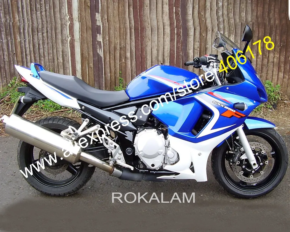 Blue White For Suzuki GSX650F GSX650 F GSX 650F GSXF650 GSXF 650 2008 2009 2010 2011 2012 2013 08-13 Motorbike Fairings