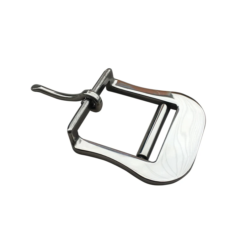 Mirror Stainless Steel Pin Heavy Belt Buckle Strap Hardware 47mm