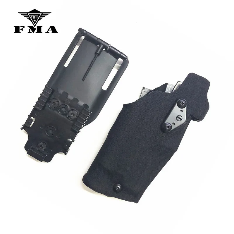 Imagem -05 - Fma Tactical Holster Panel G17 18 19 X300 Compatível com Luz ql Mount Leg Shroud Drop Shipping