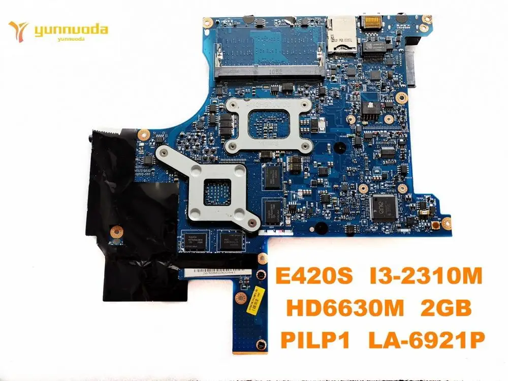 LA-6921P for Lenovo E420S laptop  motherboard With I3-2310M CPU HD6630M  2GB  GPU PILP1 tested good