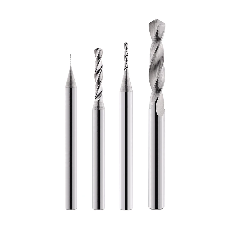10 Chiếc Rắn Xi Măng Carbide Microdrill Thép Vonfram Microdrill Bảng Mạch Chính Xác Microdrill