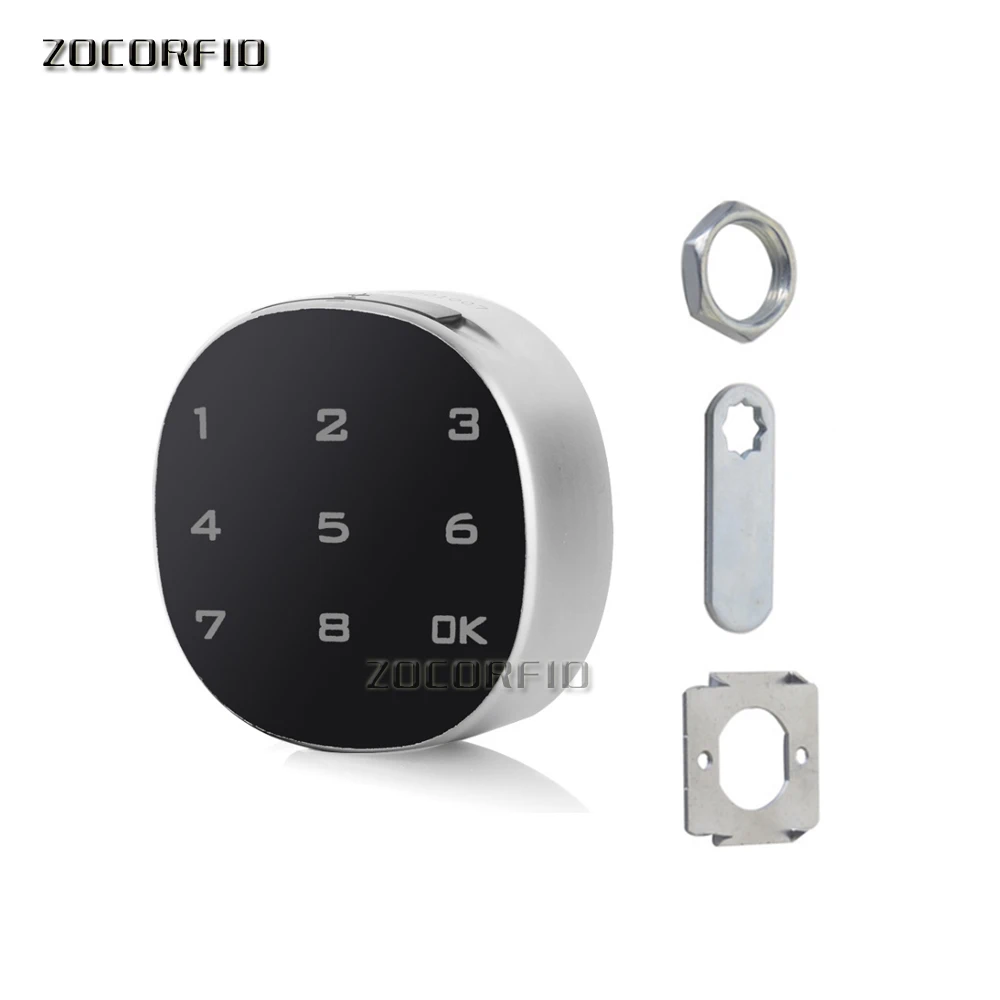 

Dry battery 8 bits Digital Electronic Password Keypad Number Cabinet Code Door Locker drawer Locks Confused password function