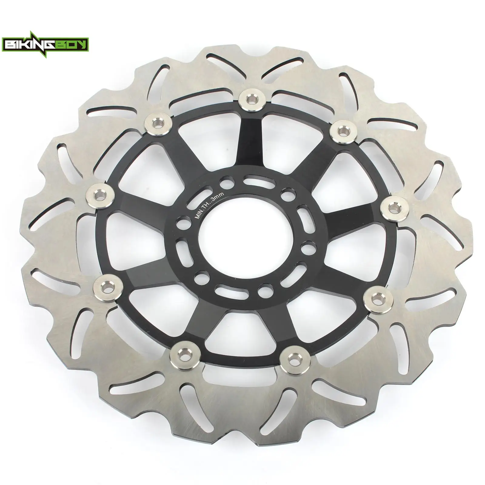 BIKINGBOY Front Brake Disc Disk Rotor For HYOSUNG GT 125 Naked 2001-2011 GT 125 R 06 07 08 09 10 11 GT 250 Comet 03 04 05 300mm