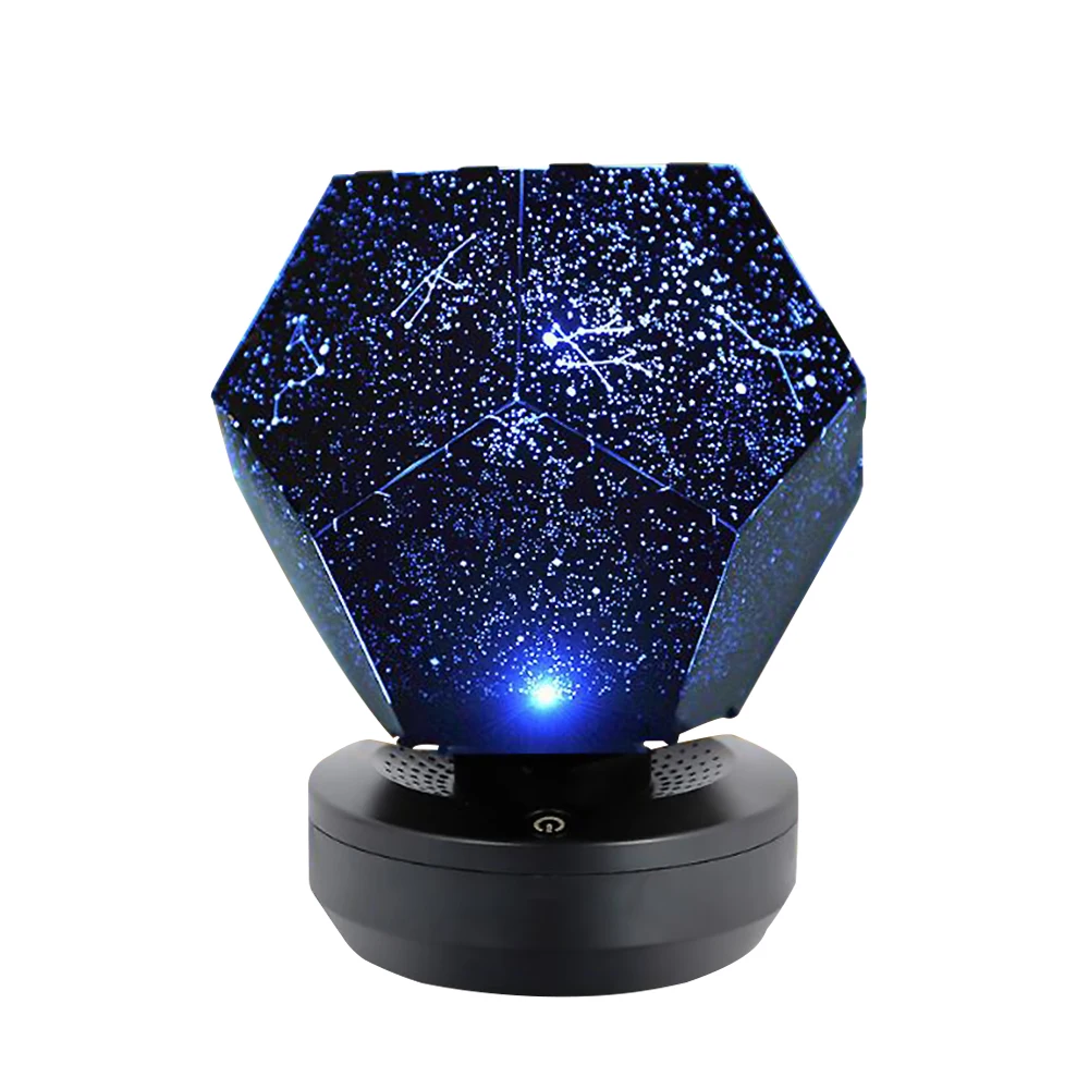 LED Galaxy Starry Night Light Laser Projector Ocean Star Sky Party Lamp Rotate Speaker Lamp Kids Baby Christmas Gift