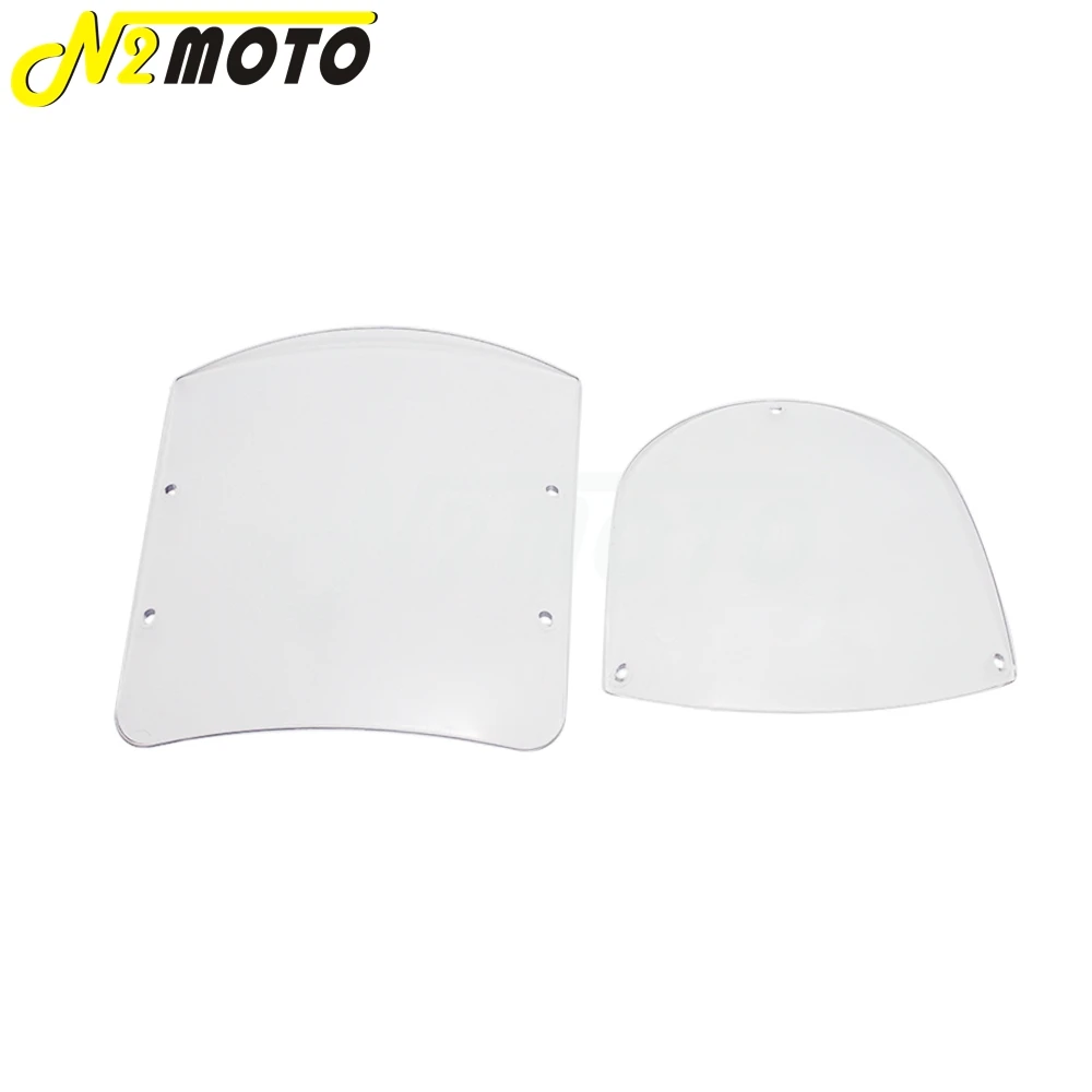 Quarter Fairing Replacement Windshield Wind Screen for Harley Sportster XL 1200 883 Iron 86-17 Dyna Low Rider Super Wide Glide