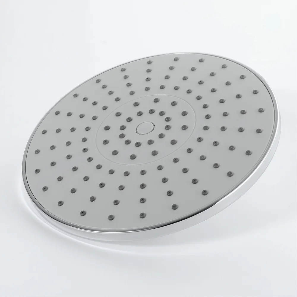 9 Inch Top Spray Waterfall Rainfall Round ABS High Pressure Waterfall Rainfall Shower Head