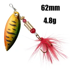 1pcs spinner bait Spoon Metal Fishing Lure Bass Hard Bait Spinner Baits Shads Sequin for Carp Fishing lures metal spoon lures