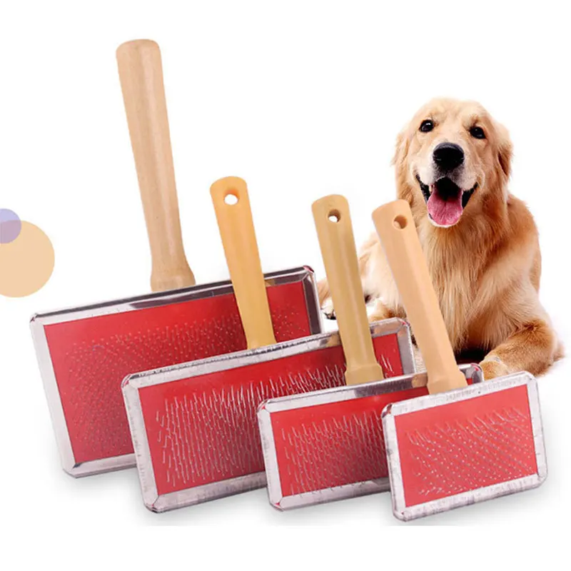 4Sizes Pet Dog Needle Comb Puppy Hair Gilling Beauty Bath Massage Grooming Comb Brush